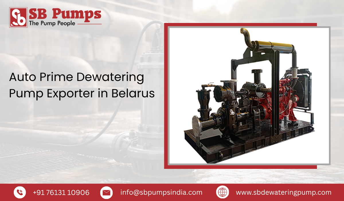 Auto Prime Dewatering Pump Exporter in Belarus