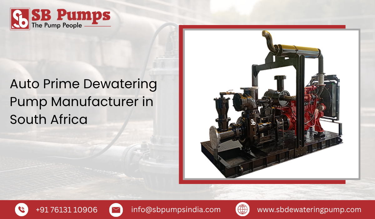 Auto Prime Dewatering Pump Manufacturer in South Africa