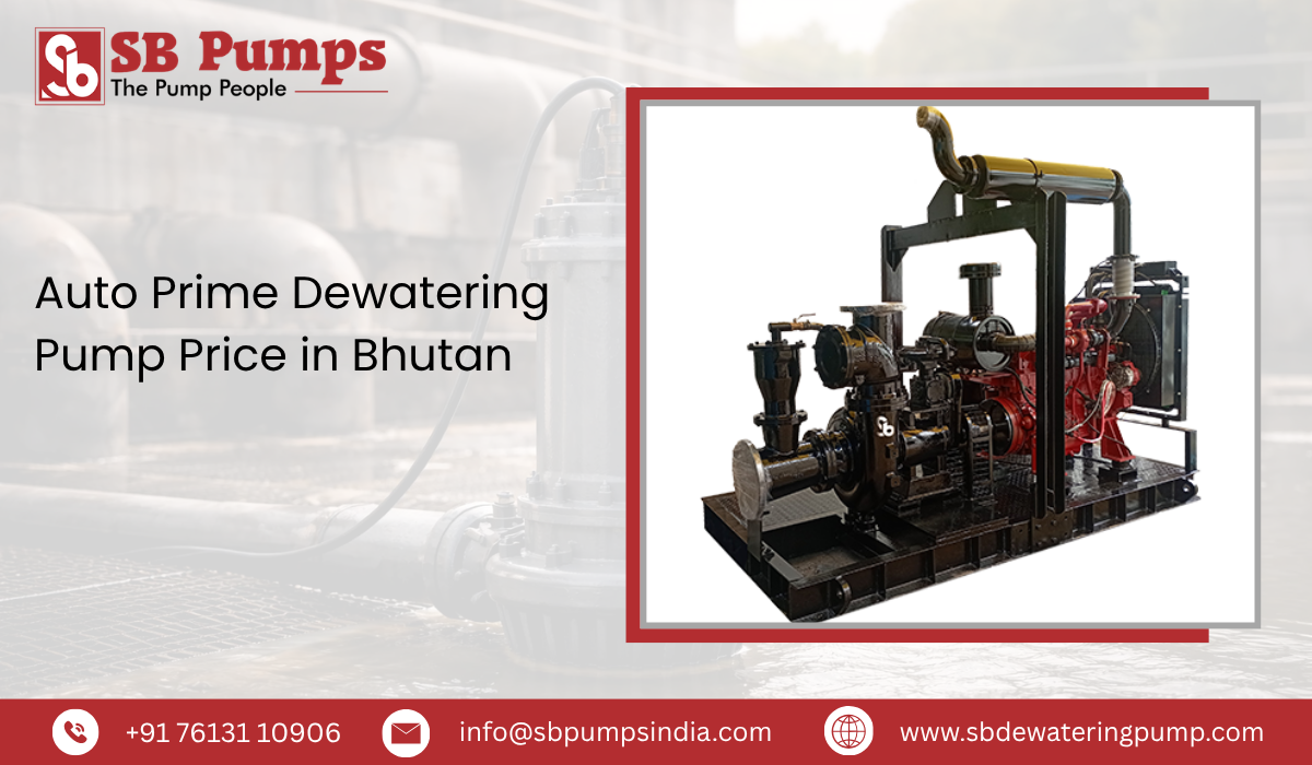 Auto Prime Dewatering Pump Price in Bhutan