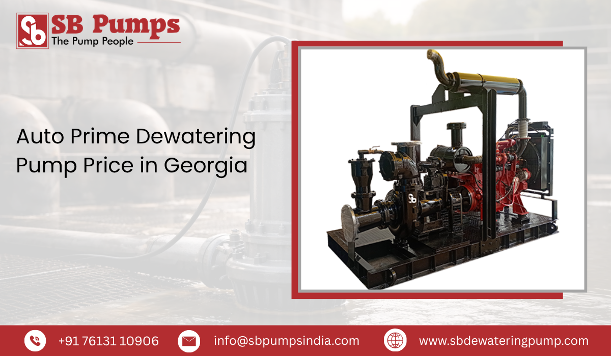 Auto Prime Dewatering Pump Price in Georgia