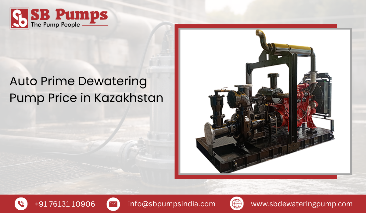 Auto Prime Dewatering Pump Price in Kazakhstan