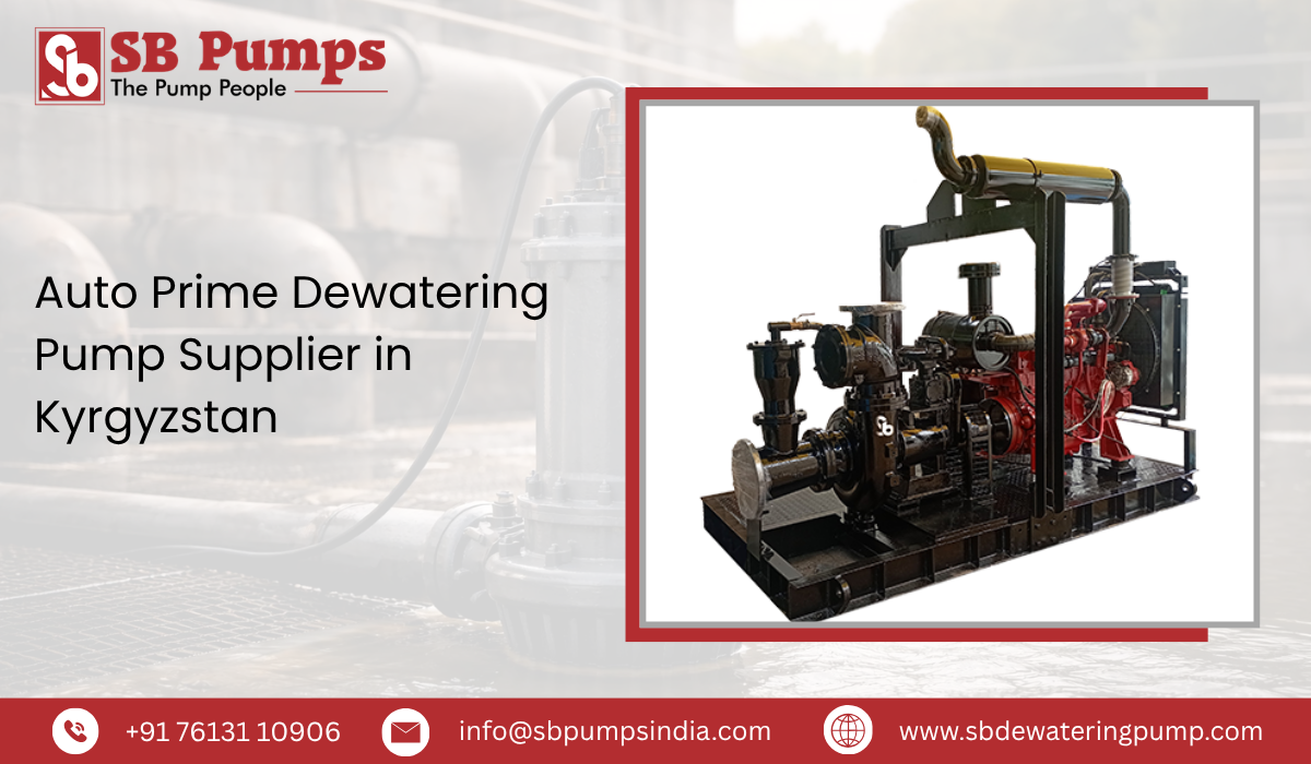 Auto Prime Dewatering Pump Supplier in Kyrgyzstan