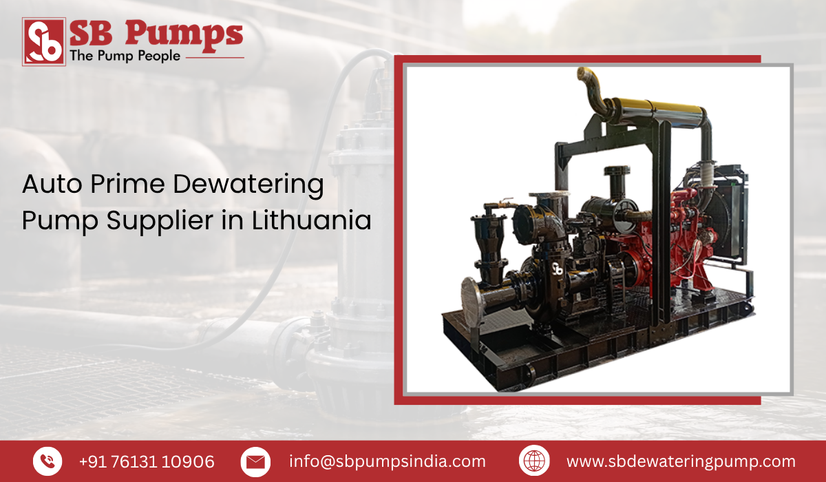 Auto Prime Dewatering Pump Supplier in Lithuania