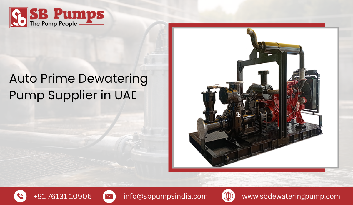 Auto Prime Dewatering Pump Supplier in UAE