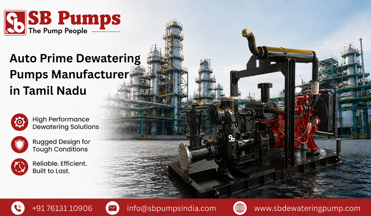 Auto Prime Dewatering Pumps Manufacturer in Tamil Nadu 