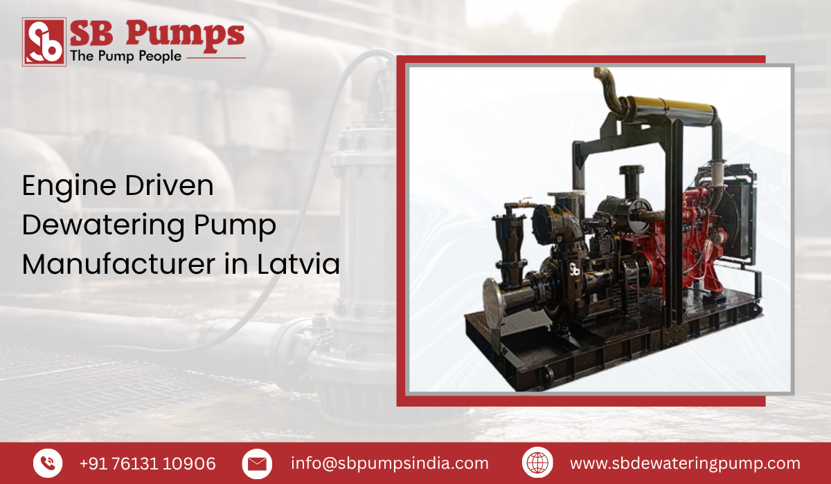 Engine Driven Dewatering Pump Manufacturer in Latvia
