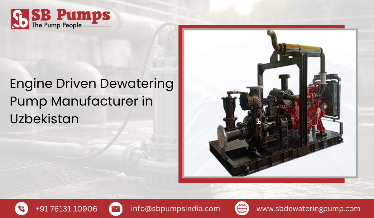 Engine Driven Dewatering Pump Manufacturer in Uzbekistan