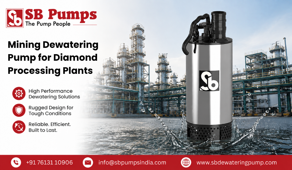 Mining Dewatering Pump for Diamond Processing Plants